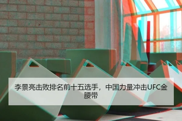 李景亮击败排名前十五选手，中国力量冲击UFC金腰带